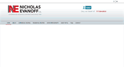 Desktop Screenshot of evanoffroofing.com