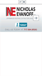 Mobile Screenshot of evanoffroofing.com
